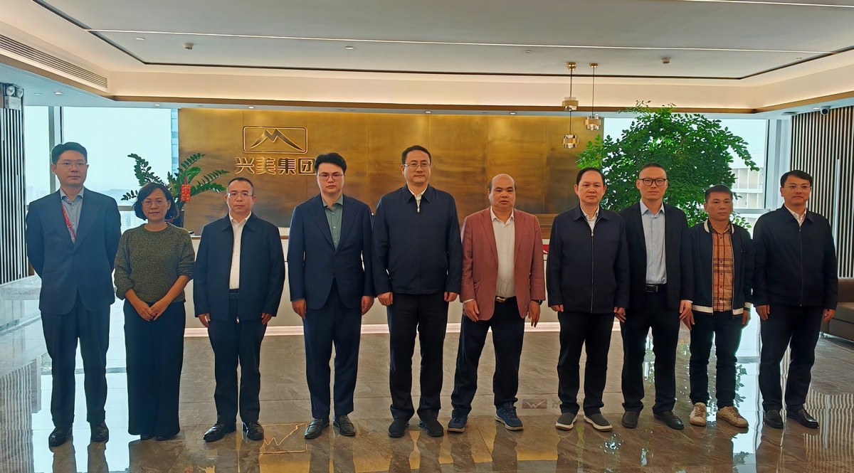 来宾市市委书记方毅一行莅临我司考察调研