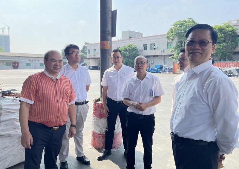 佛山市委常委丁锡丰率调研组服务走访佛山重点企业